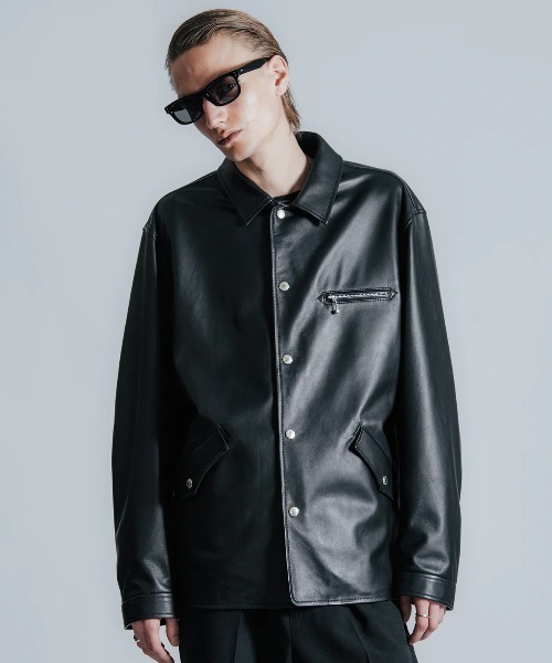 CRIMIE(クライミー)の「CRIMIE/クライミー/SPANISH LAMB LEATHER SPORTS JACKET/スペイン ラム レザー スポーツ ジャケット(その他アウター・メンズ・ブラック・M/L)」の13枚目の写真