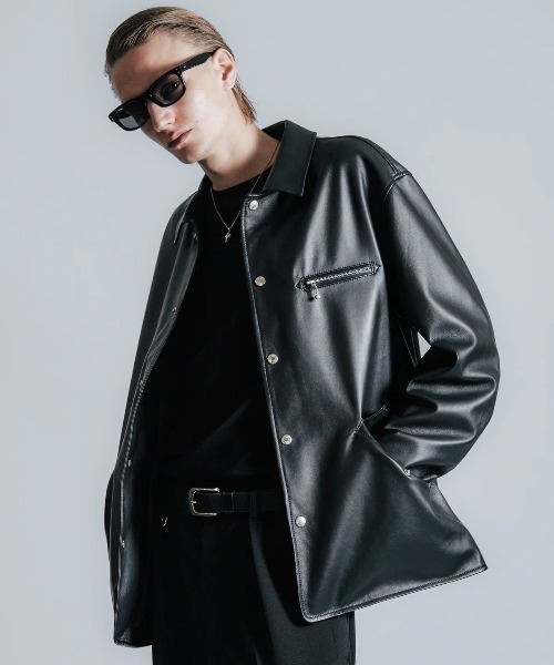 CRIMIE(クライミー)の「CRIMIE/クライミー/SPANISH LAMB LEATHER SPORTS JACKET/スペイン ラム レザー スポーツ ジャケット(その他アウター・メンズ・ブラック・M/L)」の14枚目の写真