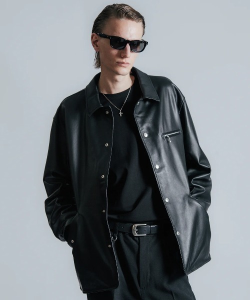 CRIMIE(クライミー)の「CRIMIE/クライミー/SPANISH LAMB LEATHER SPORTS JACKET/スペイン ラム レザー スポーツ ジャケット(その他アウター・メンズ・ブラック・M/L)」の7枚目の写真