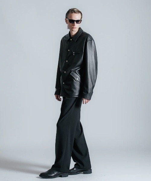 CRIMIE(クライミー)の「CRIMIE/クライミー/SPANISH LAMB LEATHER SPORTS JACKET/スペイン ラム レザー スポーツ ジャケット(その他アウター・メンズ・ブラック・M/L)」の9枚目の写真
