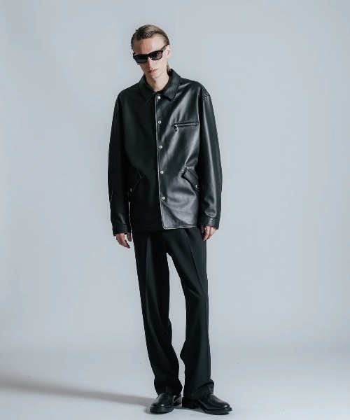 CRIMIE(クライミー)の「CRIMIE/クライミー/SPANISH LAMB LEATHER SPORTS JACKET/スペイン ラム レザー スポーツ ジャケット(その他アウター・メンズ・ブラック・M/L)」の10枚目の写真