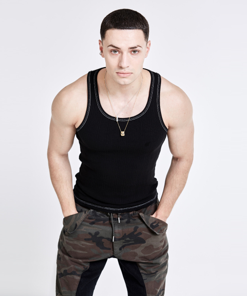 51%（フィフティーワンパーセント）の「CONTRAST BACK LOGO SLEEVELESS - Black（Tシャツ/カットソー・メンズ・その他・M/L/XL）」の9枚目の写真