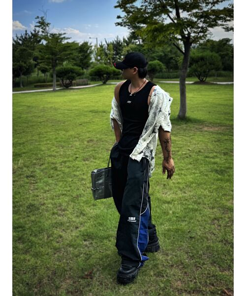 51%（フィフティーワンパーセント）の「CONTRAST BACK LOGO SLEEVELESS - Black（Tシャツ/カットソー・メンズ・その他・M/L/XL）」の10枚目の写真