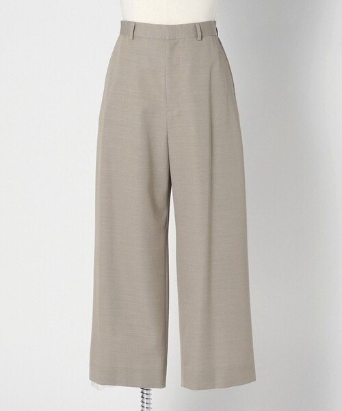 LOEFF（ロエフ）の「＜LOEFF＞ギャバジン ワイド パンツ MENS（その他パンツ・メンズ・ダークグレー/ナチュラル・2/0/1）」の2枚目の写真