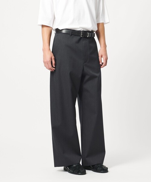 LOEFF（ロエフ）の「＜LOEFF＞ギャバジン ワイド パンツ MENS（その他パンツ・メンズ・ダークグレー/ナチュラル・2/0/1）」の6枚目の写真