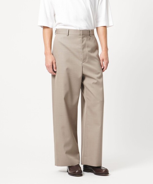 LOEFF（ロエフ）の「＜LOEFF＞ギャバジン ワイド パンツ MENS（その他パンツ・メンズ・ダークグレー/ナチュラル・2/0/1）」の9枚目の写真