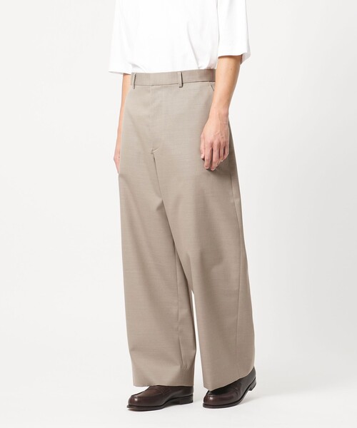 LOEFF（ロエフ）の「＜LOEFF＞ギャバジン ワイド パンツ MENS（その他パンツ・メンズ・ダークグレー/ナチュラル・2/0/1）」の10枚目の写真