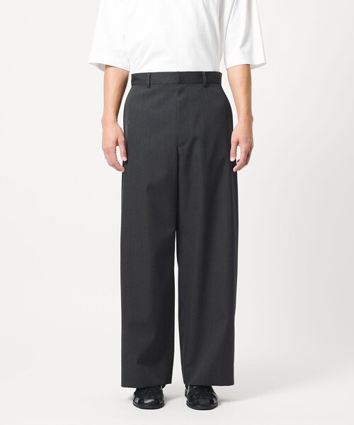 LOEFF（ロエフ）の「＜LOEFF＞ギャバジン ワイド パンツ MENS（その他パンツ・メンズ・ダークグレー/ナチュラル・2/0/1）」の11枚目の写真