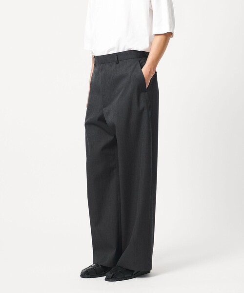 LOEFF（ロエフ）の「＜LOEFF＞ギャバジン ワイド パンツ MENS（その他パンツ・メンズ・ダークグレー/ナチュラル・2/0/1）」の12枚目の写真