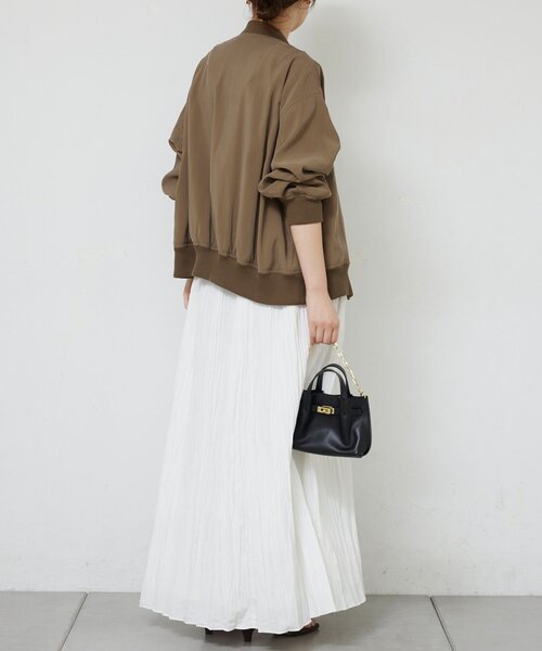 GALLARDAGALANTE（ガリャルダガランテ）の「サテンブルゾン（ブルゾン・レディース・カーキ/ベージュ・FREE）」の16枚目の写真