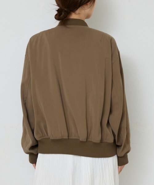 GALLARDAGALANTE（ガリャルダガランテ）の「サテンブルゾン（ブルゾン・レディース・カーキ/ベージュ・FREE）」の19枚目の写真