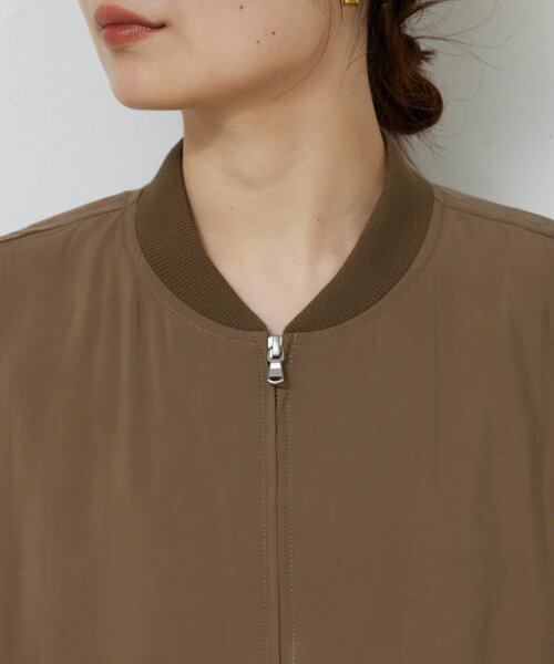 GALLARDAGALANTE（ガリャルダガランテ）の「サテンブルゾン（ブルゾン・レディース・カーキ/ベージュ・FREE）」の20枚目の写真