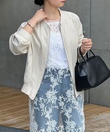 GALLARDAGALANTE | サテンブルゾン(ブルゾン)