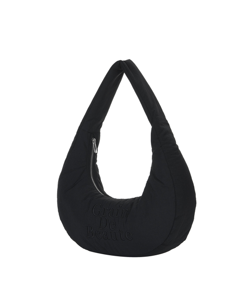 GRAIN DE BEAUTE（グランデボーテ）の「BORSA HOBO S [BLACK]（ショルダーバッグ・レディース・ブラック・S）」の2枚目の写真