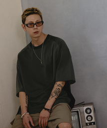 BURNING CAPONE（バーニングカポネ）の「BCクーリングスポーティ半袖Tシャツ（チャコール）（Tシャツ/カットソー）」