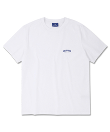 DOLPHIN WAVE APPAREL（ドルフィンウェーブアパレル）の「ドルフィンアーチロゴTシャツホワイト（Tシャツ/カットソー）」