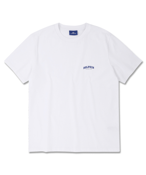 DOLPHIN WAVE APPAREL(ドルフィンウェーブアパレル)の「ドルフィンアーチロゴTシャツホワイト(Tシャツ/カットソー・メンズ・その他・L/M/XL/XXL)」の1枚目の写真