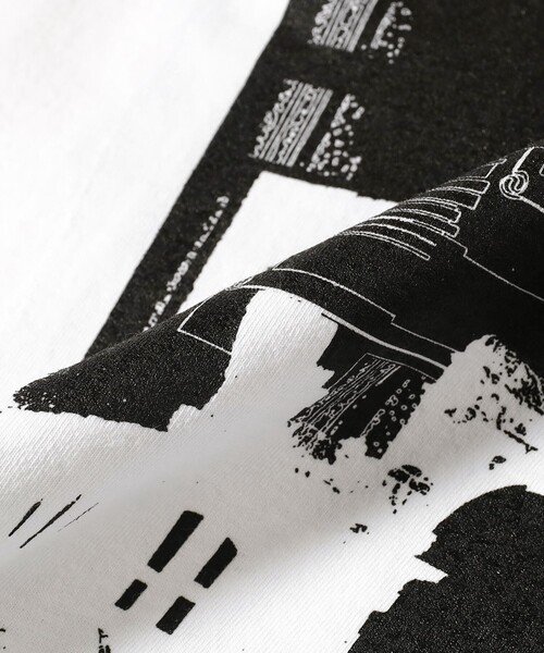 C.E（シーイー）の「C.E / MD Caveat Aedificator T（Tシャツ/カットソー・メンズ・ホワイト/ブラック・M/L/XL）」の6枚目の写真