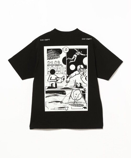 C.E（シーイー）の「C.E / MD Caveat Aedificator T（Tシャツ/カットソー・メンズ・ホワイト/ブラック・M/L/XL）」の8枚目の写真