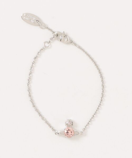 Vivienne Westwood(ヴィヴィアンウエストウッド)の「REINA SMALL BRACELET(ブレスレット・レディース・ピンク系その他/シルバー/グリーン系その他・FREE)」の2枚目の写真