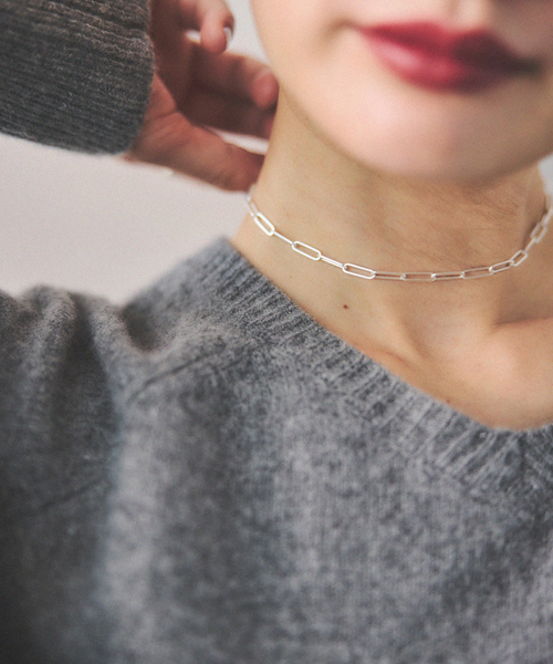 JOURNAL STANDARD relume（ジャーナルスタンダード　レリューム）の「《WEB限定追加》［26SS新作］【relume×Fujiwara】チェーンネックレス（ネックレス・レディース・シルバー・FREE）」の2枚目の写真