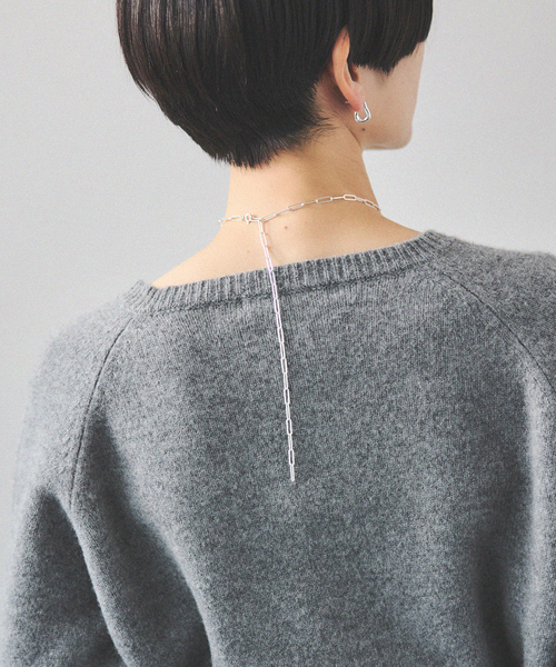 JOURNAL STANDARD relume（ジャーナルスタンダード　レリューム）の「《WEB限定追加》［26SS新作］【relume×Fujiwara】チェーンネックレス（ネックレス・レディース・シルバー・FREE）」の3枚目の写真