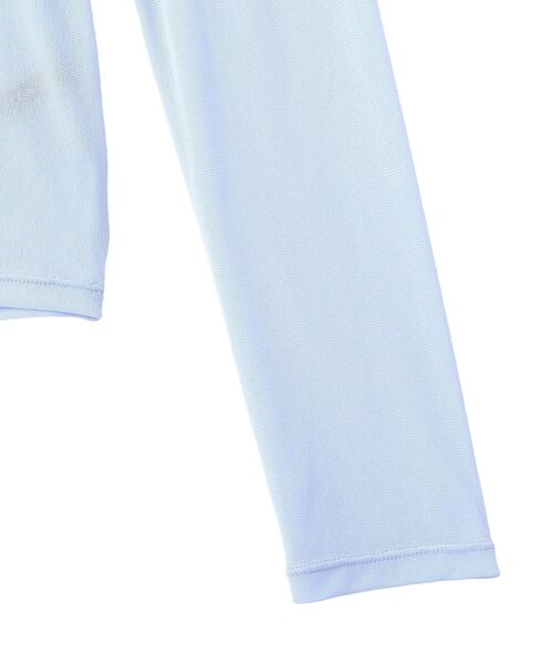 YECCA VECCA(イェッカヴェッカ)の「ハイネックシアートップス(Tシャツ/カットソー・レディース・オフホワイト/ブラック/ブルー・FREE)」の21枚目の写真