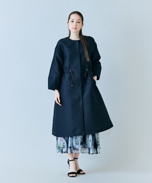 Audie a Muses（オーディアミューズ）の「２WAYカラードロストコート（ノーカラーコート）」