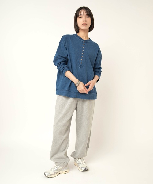RNA-N(アールエヌエーエヌ)の「M2613 インディゴヘンリーT(Tシャツ/カットソー・レディース・ワンウォッシュ/インディゴブルー/ライトインディゴブルー・FREE)」の11枚目の写真