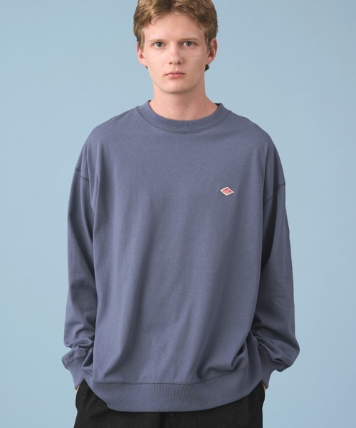 DANTON（ダントン）の「Men's Long Sleeve Sweat T-shirt（Tシャツ/カットソー・メンズ・ブラック/ホワイト系その他5/ダークグレー/ホワイト系その他/ブルー系その他/ネイビー/オレンジ/ホワイト・XXL/S/XL/L/M）」の7枚目の写真