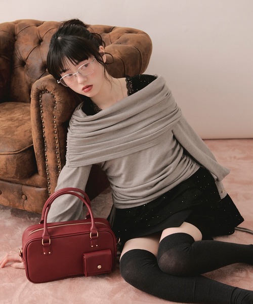 spangle lace frill tops / スパンコールレースフリルトップス（T