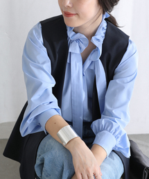 La TOTALITE | 【洗える】フリルカラーブラウス(シャツ/ブラウス)