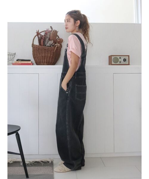 Ungrid（アングリッド）の「カラーエンブロイダリーTee（Tシャツ/カットソー・レディース・ブルー/チャコールグレー/オフホワイト/ピンク/イエロー・FREE）」の11枚目の写真