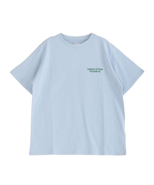 Ungrid(アングリッド)の「カラーエンブロイダリーTee(Tシャツ/カットソー・レディース・ブルー/チャコールグレー/オフホワイト/ピンク/イエロー/ブラウン・FREE)」の21枚目の写真