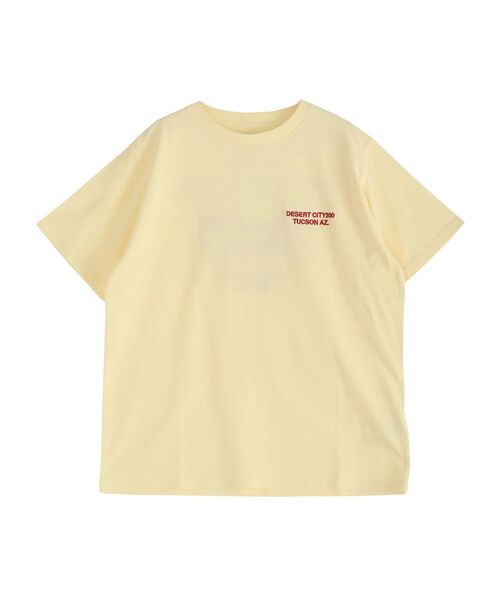 Ungrid(アングリッド)の「カラーエンブロイダリーTee(Tシャツ/カットソー・レディース・ブルー/チャコールグレー/オフホワイト/ピンク/イエロー/ブラウン・FREE)」の22枚目の写真