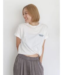 Ungrid（アングリッド）の「カラーエンブロイダリーTee（Tシャツ/カットソー）」