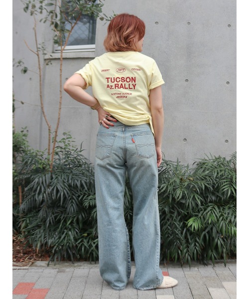 Ungrid(アングリッド)の「カラーエンブロイダリーTee(Tシャツ/カットソー・レディース・ブルー/チャコールグレー/オフホワイト/ピンク/イエロー/ブラウン・FREE)」の11枚目の写真