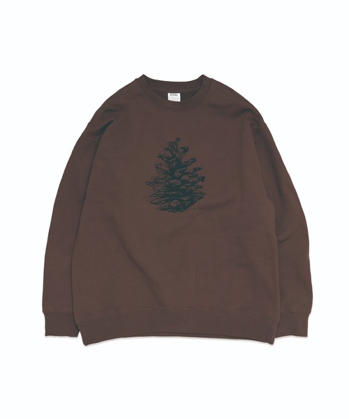 Knuu(ヌウ)の「Pinecorn Sweatshirt(Tシャツ/カットソー・メンズ・ヘザーグレー/ホワイト/ブラウン・SMALL/MEDIUM/LARGE/X-LARGE)」の3枚目の写真
