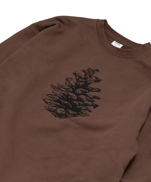 Knuu(ヌウ)の「Pinecorn Sweatshirt(Tシャツ/カットソー・メンズ・ヘザーグレー/ホワイト/ブラウン・SMALL/MEDIUM/LARGE/X-LARGE)」の5枚目の写真