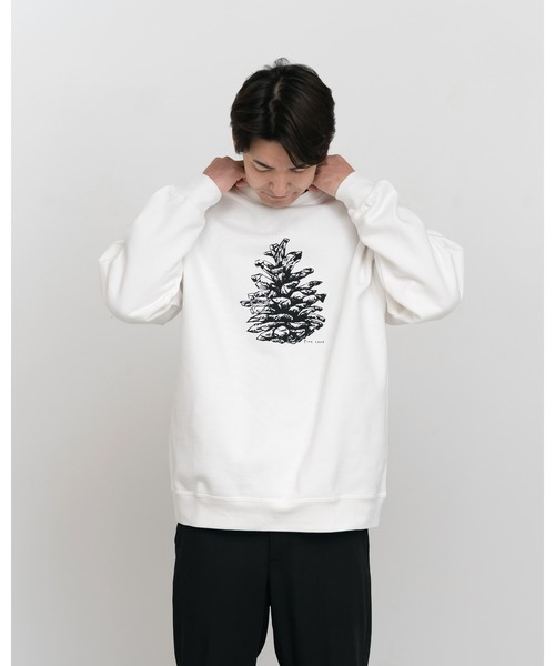Knuu(ヌウ)の「Pinecorn Sweatshirt(Tシャツ/カットソー・メンズ・ヘザーグレー/ホワイト/ブラウン・SMALL/MEDIUM/LARGE/X-LARGE)」の7枚目の写真