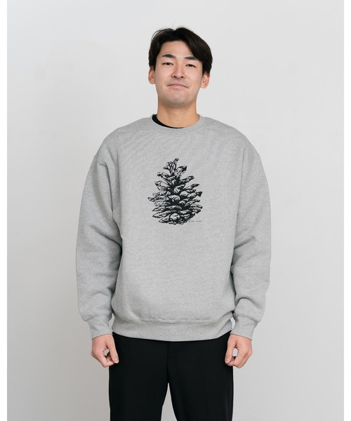 Knuu(ヌウ)の「Pinecorn Sweatshirt(Tシャツ/カットソー・メンズ・ヘザーグレー/ホワイト/ブラウン・SMALL/MEDIUM/LARGE/X-LARGE)」の9枚目の写真