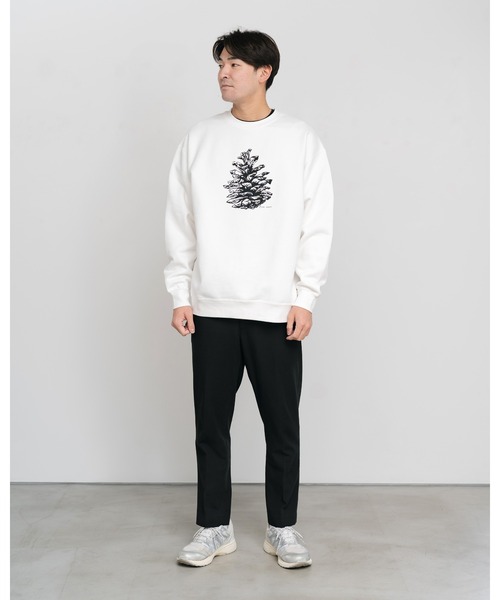 Knuu(ヌウ)の「Pinecorn Sweatshirt(Tシャツ/カットソー・メンズ・ヘザーグレー/ホワイト/ブラウン・SMALL/MEDIUM/LARGE/X-LARGE)」の10枚目の写真