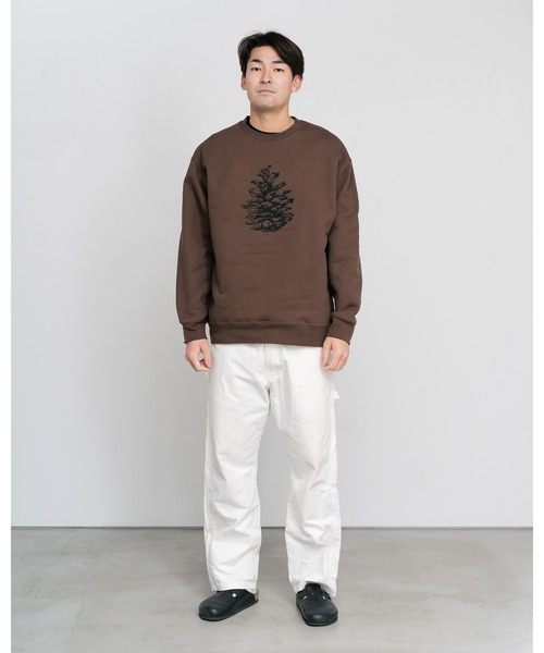 Knuu(ヌウ)の「Pinecorn Sweatshirt(Tシャツ/カットソー・メンズ・ヘザーグレー/ホワイト/ブラウン・SMALL/MEDIUM/LARGE/X-LARGE)」の11枚目の写真