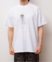 A blends（エイブレンズ）の「"A blends Meme-ci × A blends イラストTシャツ ""schnauzer"""（Tシャツ/カットソー）」
