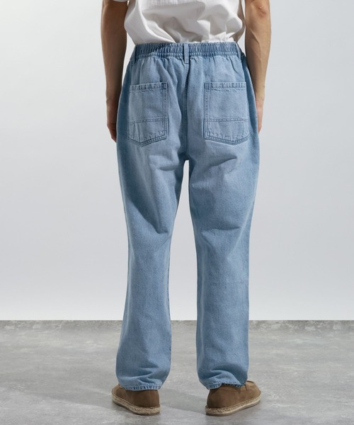 BAYFLOW（ベイフロー）の「コットンリネンテーパードデニムパンツ【リラックスシルエット】（デニムパンツ・メンズ・ダークブルー/ライトブルー・LARGE/MEDIUM）」の14枚目の写真