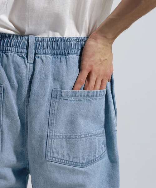 BAYFLOW（ベイフロー）の「コットンリネンテーパードデニムパンツ【リラックスシルエット】（デニムパンツ・メンズ・ダークブルー/ライトブルー・LARGE/MEDIUM）」の8枚目の写真