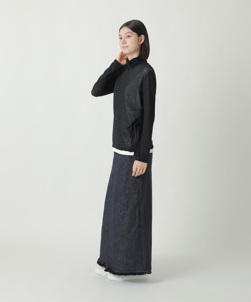 Plantation(プランテーション)の「エジプトコットン / カットソー(Tシャツ/カットソー・レディース・ライトグレー/ホワイト/ブラック・M size)」の10枚目の写真