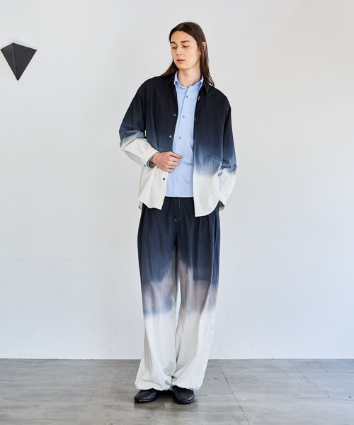 HARE（ハレ）の「Dip Dyeワイドパンツ(HARE)（その他パンツ・メンズ・ブラック系その他/ブルー系その他・FREE）」の9枚目の写真