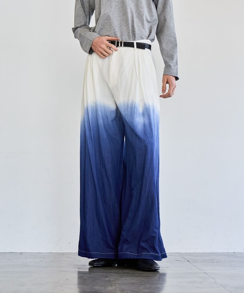 HARE（ハレ）の「Dip Dyeワイドパンツ(HARE)（その他パンツ・メンズ・ブラック系その他/ブルー系その他・FREE）」の13枚目の写真