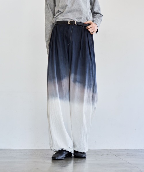 HARE（ハレ）の「Dip Dyeワイドパンツ(HARE)（その他パンツ・メンズ・ブラック系その他/ブルー系その他・FREE）」の15枚目の写真